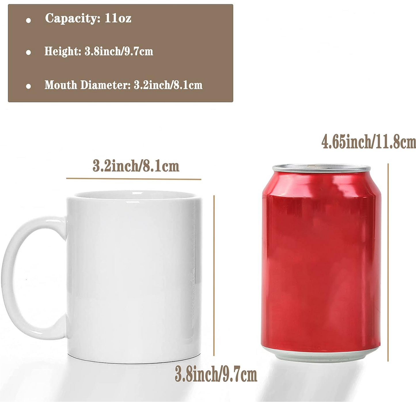 11oz Sublimation Coffee Mug