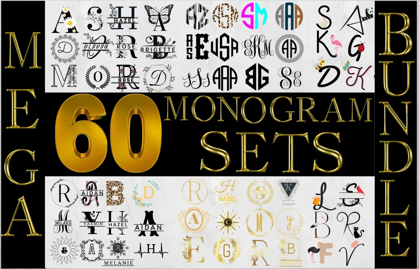 60 Monogram Designs