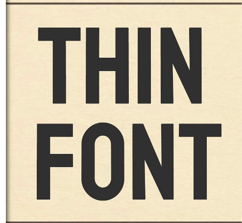 Bold Fonts