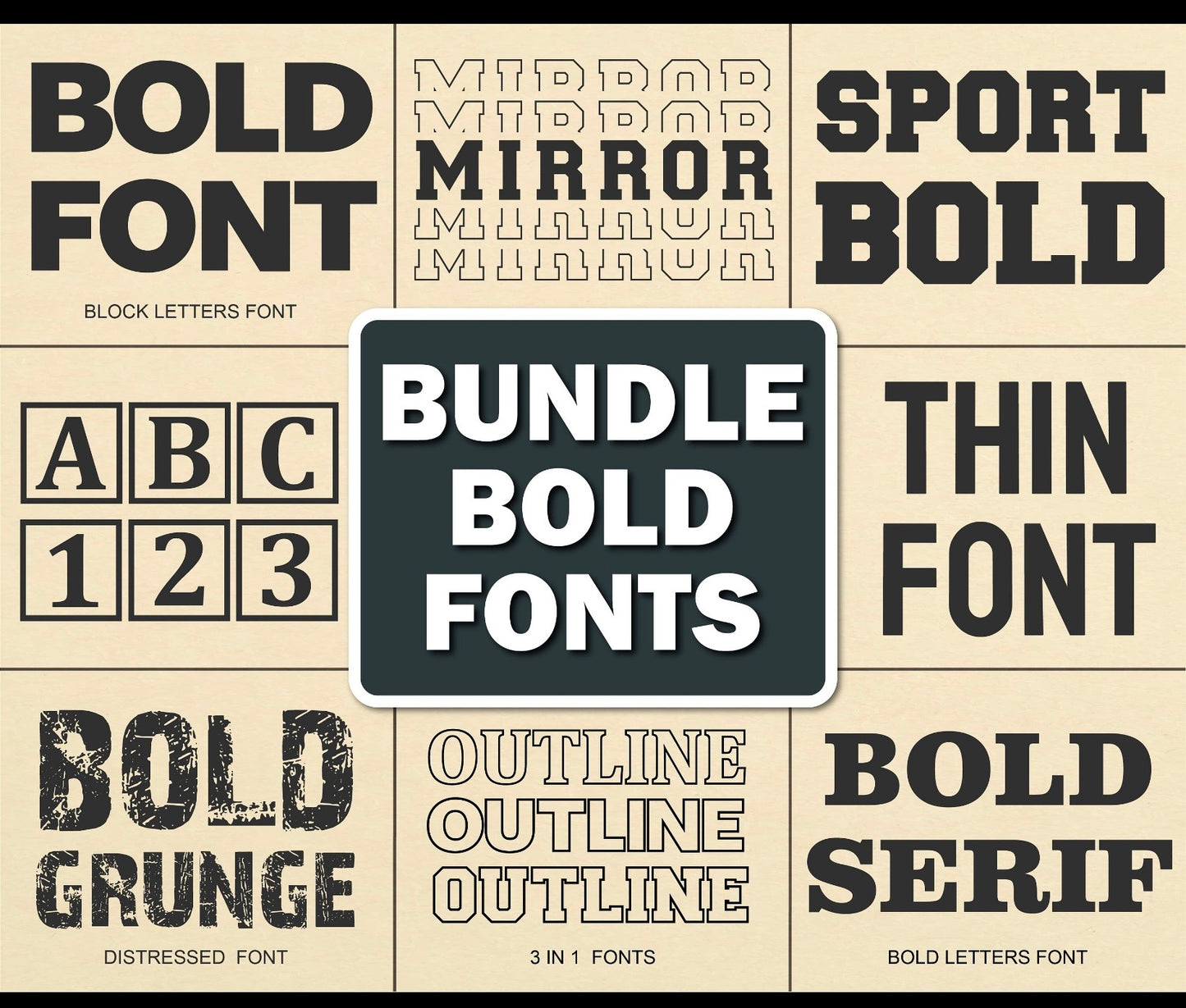 Bold Fonts