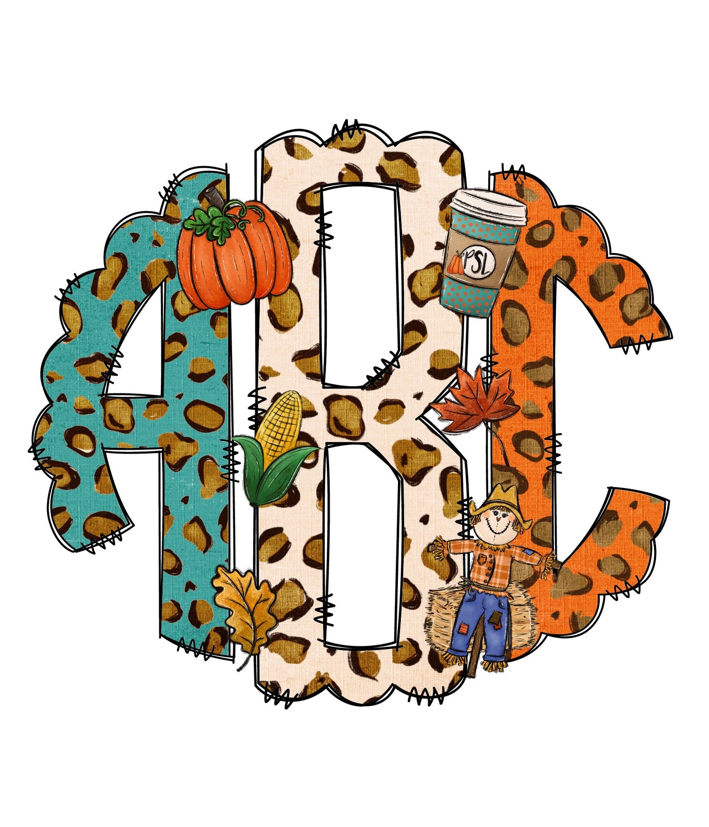 Fall Monoograms