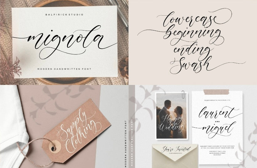 Swash / Elegant Fonts