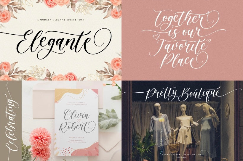 Swash / Elegant Fonts