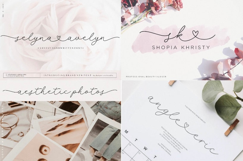 Swash / Elegant Fonts