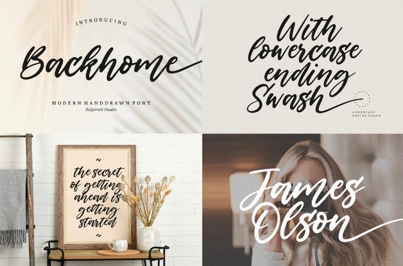Swash / Elegant Fonts