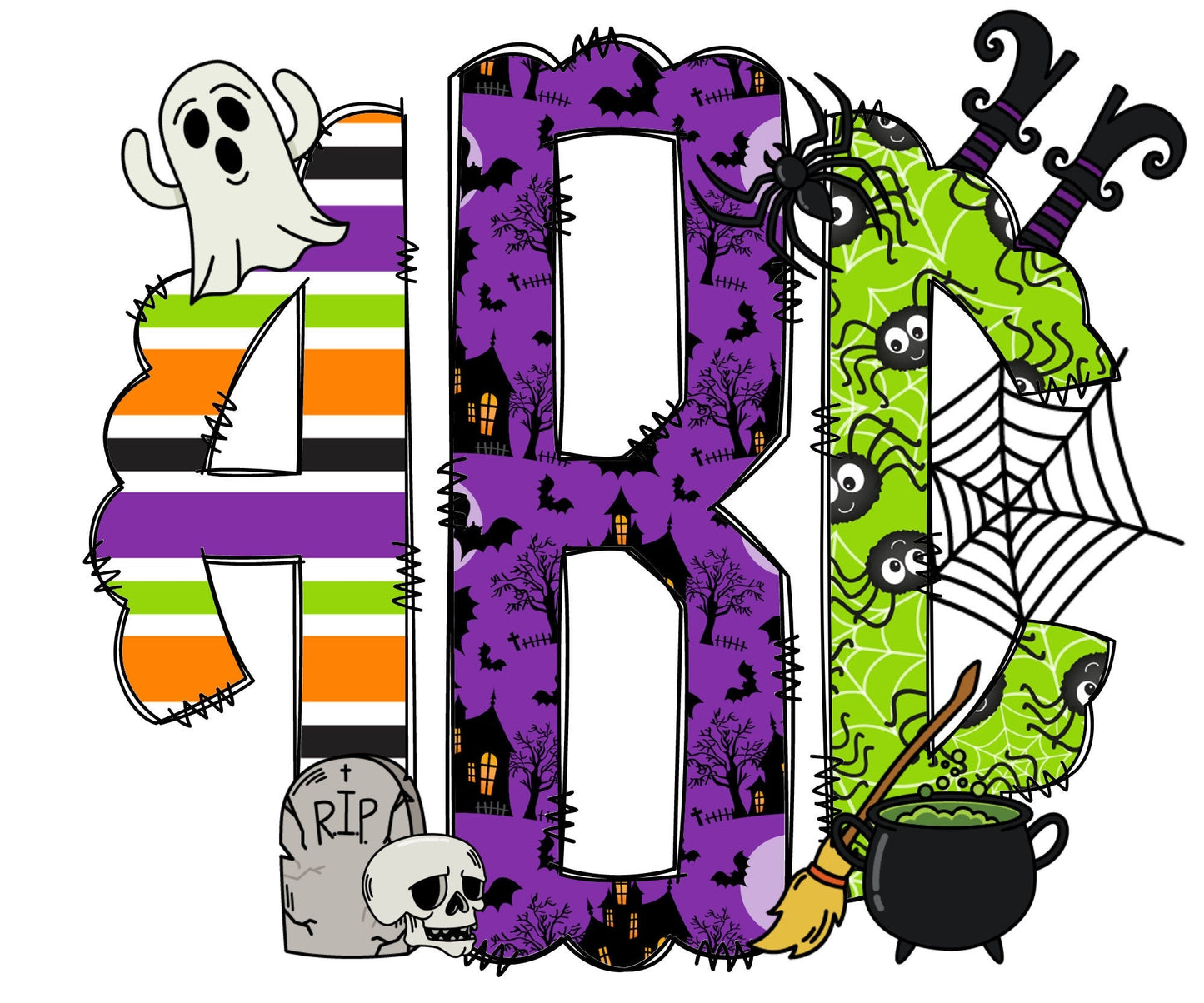 Halloween Monograms
